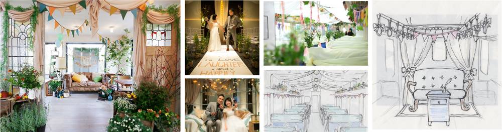 Sugar wedding:空間プロデュース